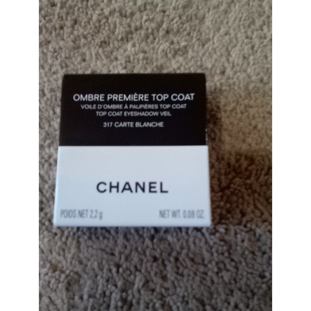 NIB Chanel Ombre Premiere Top Coat Eyeshadow Veil 317 Carte Blanche Ltd Edition